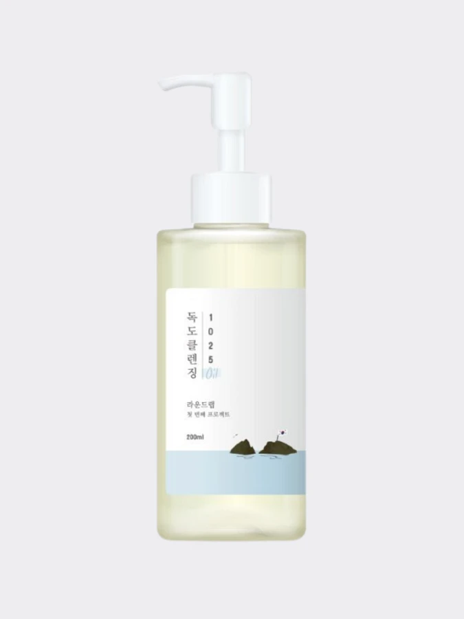 Лёгкое гидрофильное масло с морской водой Round Lab 1025 Dokdo Cleansing Oil