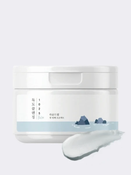 Очищающий гидрофильный бальзам с морской водой Round Lab 1025 Dokdo Cleansing Balm