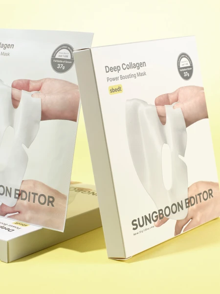 Подтягивающая гидрогелевая маска для лица с коллагеном Sungboon Editor Deep Collagen Power Boosting Mask