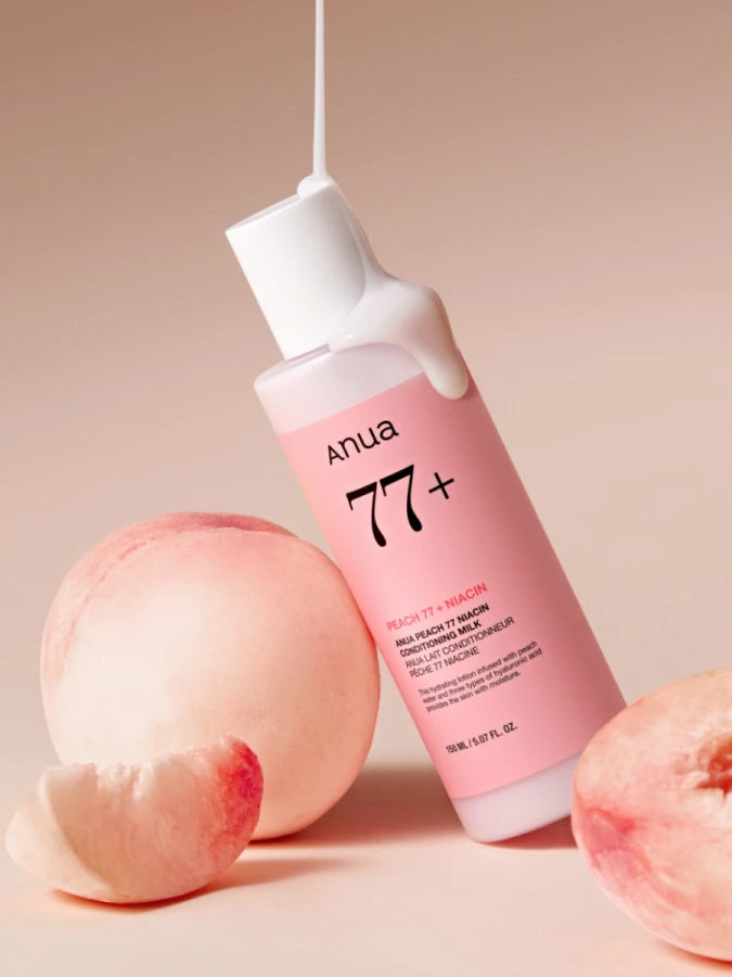 Молочко-эмульсия для лица с экстрактом персика и ниацинамидом ANUA Peach 77% Niacin Conditioning Milk
