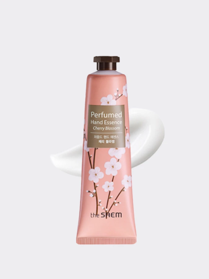 Насыщенный крем для рук с ароматом вишневых цветов The Saem Perfumed Hand Cream Cherry Blossom