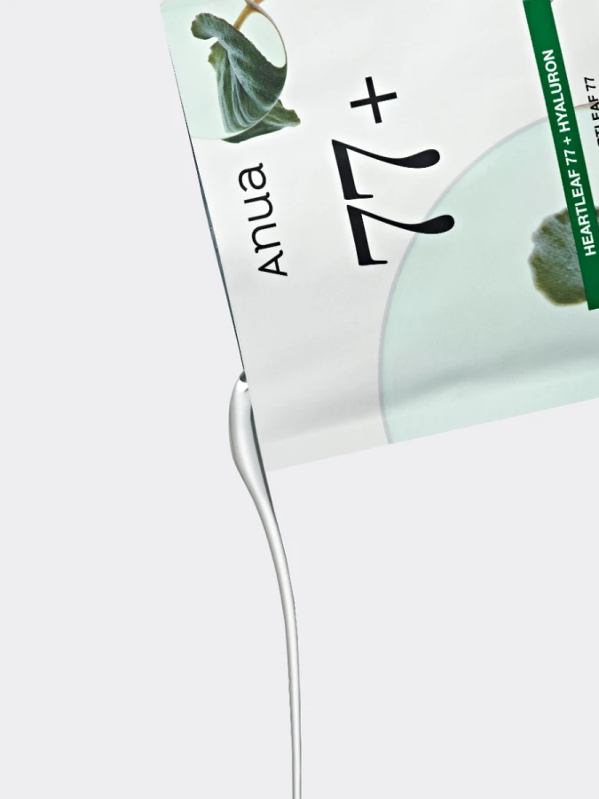 Тканевая маска для лица с экстрактом хауттюйнии ANUA Heartleaf 77% Soothing Sheet Mask