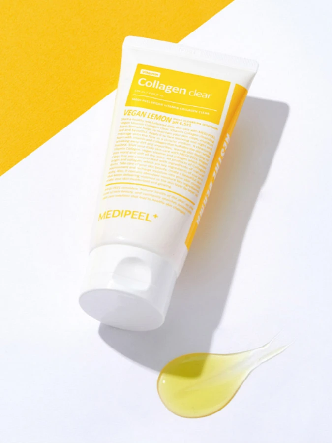 Витаминная пенка для умывания для ровного тона кожи MEDI-PEEL Vegan Vitamin Collagen Clear