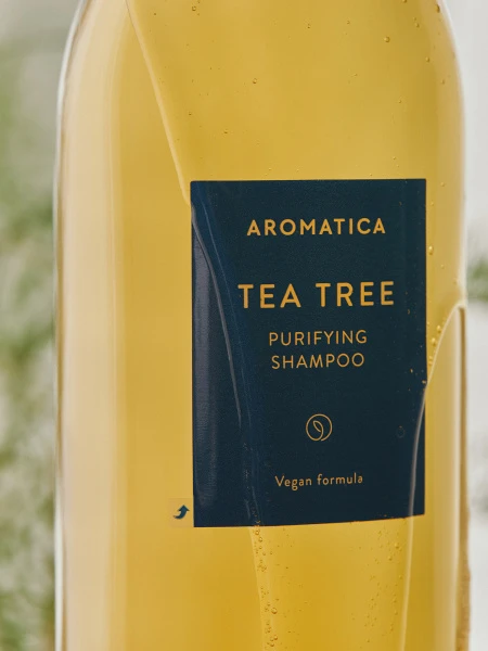 Шампунь с чайным деревом для жирной кожи головы  AROMATICA Tea Tree Purifying Shampoo