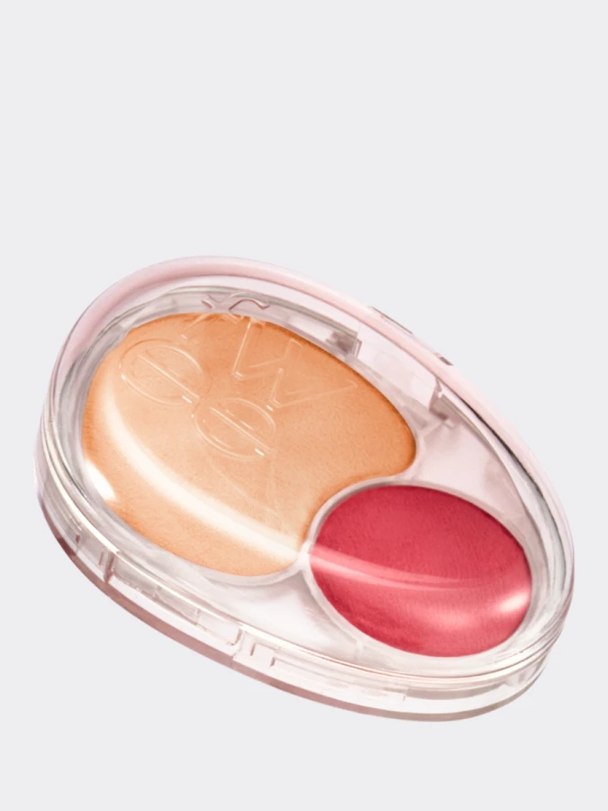 Двойные мягкие румяна с муссовой текстурой fwee Mellow Dual Blush RD02 Another Me