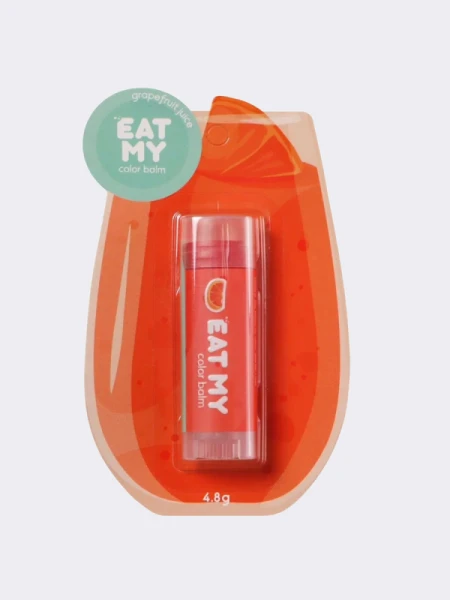 Оттеночный бальзам для губ "Грейпфрутовый фреш" EAT MY Color Balm Grapefruit Juice
