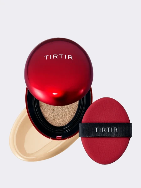 Тональный кушон с полуматовым финишем TIRTIR Mask Fit Red Cushion 21W Natural Ivory Тональный кушон с полуматовым финишем TIRTIR Mask Fit Red Cushion 21W Natural Ivory
