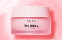 Обновляющий крем для лица с экстрактом арбуза и кислотами Nacific Pink AHA BHA Cream