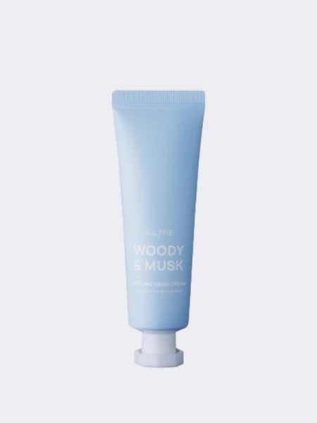 Парфюмированный крем для рук с древесно-мускусным ароматом JUL7ME Perfume Hand Cream Woody & Musk Парфюмированный крем для рук с древесно-мускусным ароматом JUL7ME Perfume Hand Cream Woody & Musk