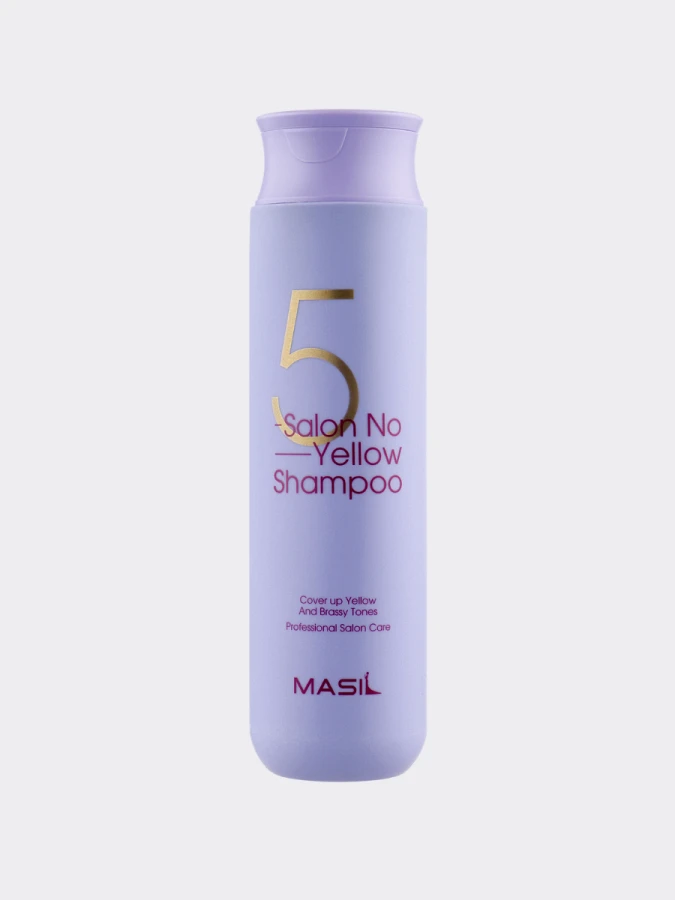 Оттеночный шампунь для осветленных волос Masil 5 Salon No Yellow Shampoo