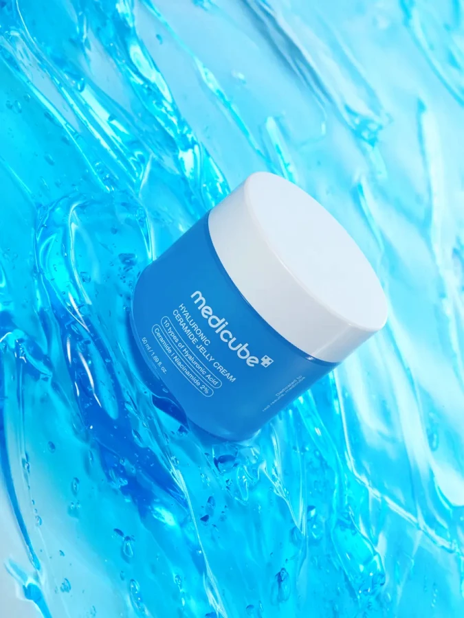 Восстанавливающий крем-желе с керамидами Medicube Hyaluronic Ceramide Jelly Cream