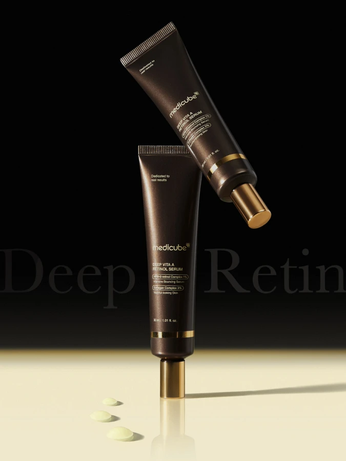 Разглаживающая сыворотка для лица с ретинолом Medicube Deep Vita A Retinol Serum