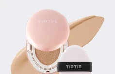МИНИ Тональный кушон со стойким матовым финишем TIRTIR Mask Fit All-Cover Cushion 24N Latte