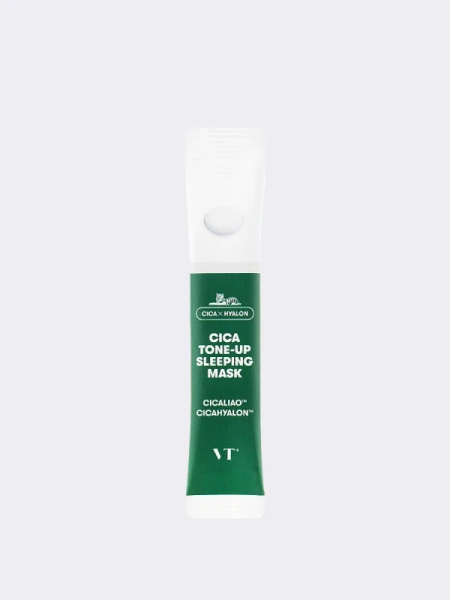 Выравнивающая тон ночная маска с центеллой VT Cica Tone-Up Sleeping Mask Выравнивающая тон ночная маска с центеллой VT Cica Tone-Up Sleeping Mask