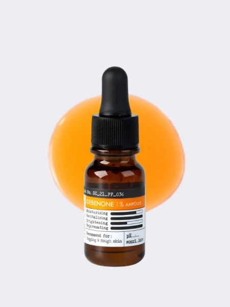 Антиоксидантная ампула для восстановления упругости с идебеноном Derma Factory Idebenone 1% Ampoule