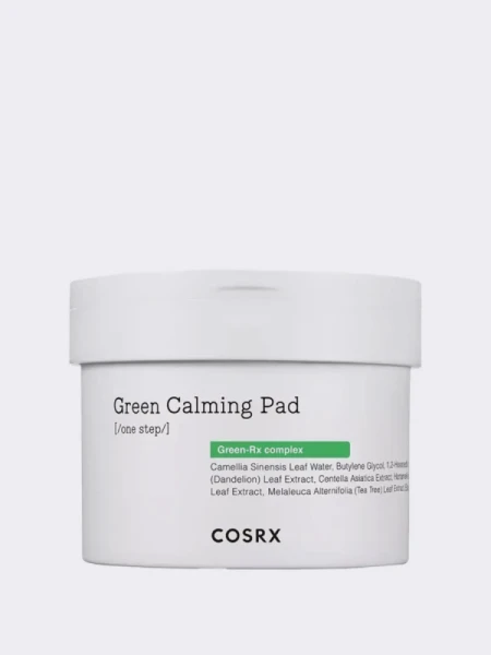Успокаивающие пэды для чувствительной кожи COSRX One Step Green Calming Pad Успокаивающие пэды для чувствительной кожи COSRX One Step Green Calming Pad
