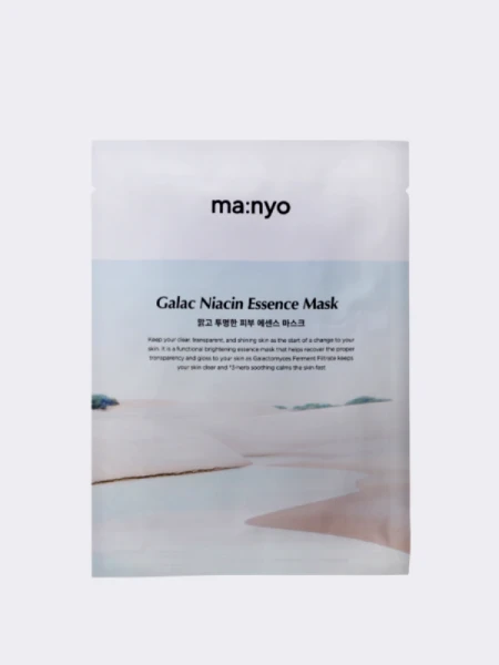 Осветляющая маска с галактомисисом и ниацинамидом Ma:nyo Factory Galac Niacin Essence Mask