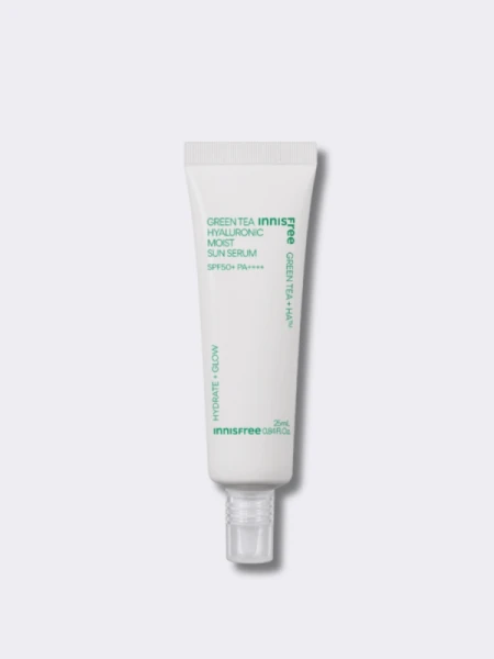Солнцезащитный флюид с экстрактом зеленого чая TRAVEL innisfree Green Tea Hyaluronic Moist Sun Serum SPF50+ PA++++ Солнцезащитный флюид с экстрактом зеленого чая TRAVEL innisfree Green Tea Hyaluronic Moist Sun Serum SPF50+ PA++++