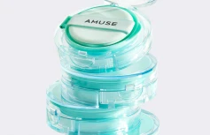 Тональный кушон с матовым финишем AMUSE Meta Fixing Vegan Cushion SPF 45 PA++ 02 Nude