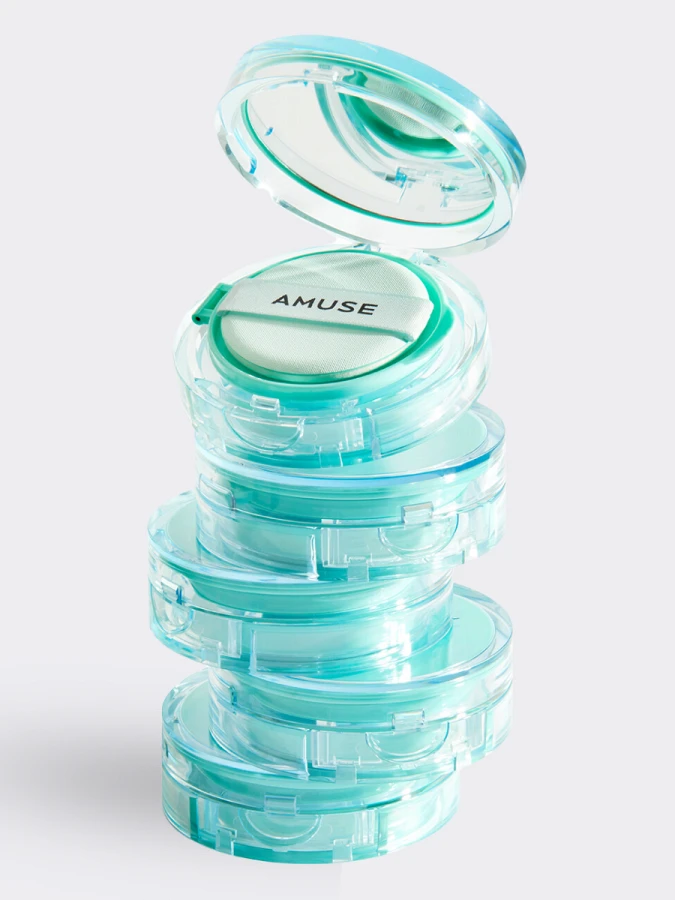 Тональное средство с матовым финишем AMUSE Meta Fixing Vegan Cushion SPF 45 PA++ 1.5 Natural