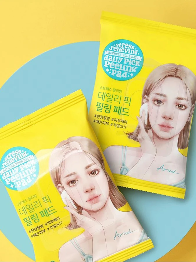 Обновляющие пилинг-диски с кислотами Ariul Stress Relieving Daily Pick Peeling Pads