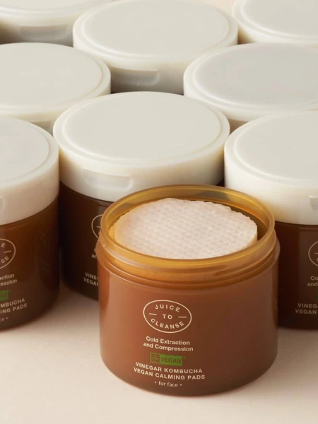 Успокаивающие тонер-пэды с экстрактом комбучи Juice To Cleanse Vinegar Kombucha Vegan Calming Pads Успокаивающие тонер-пэды с экстрактом комбучи Juice To Cleanse Vinegar Kombucha Vegan Calming Pads