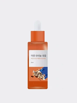 Укрепляющая ампульная сыворотка для лица с экстрактом черной сои и пантенолом Round Lab Soybean Panthenol Ampoule