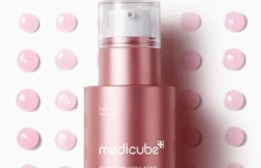 Разглаживающая сыворотка для лица со спикулами и ПДРН Medicube PDRN Pink Exosome Shot Serum 2000