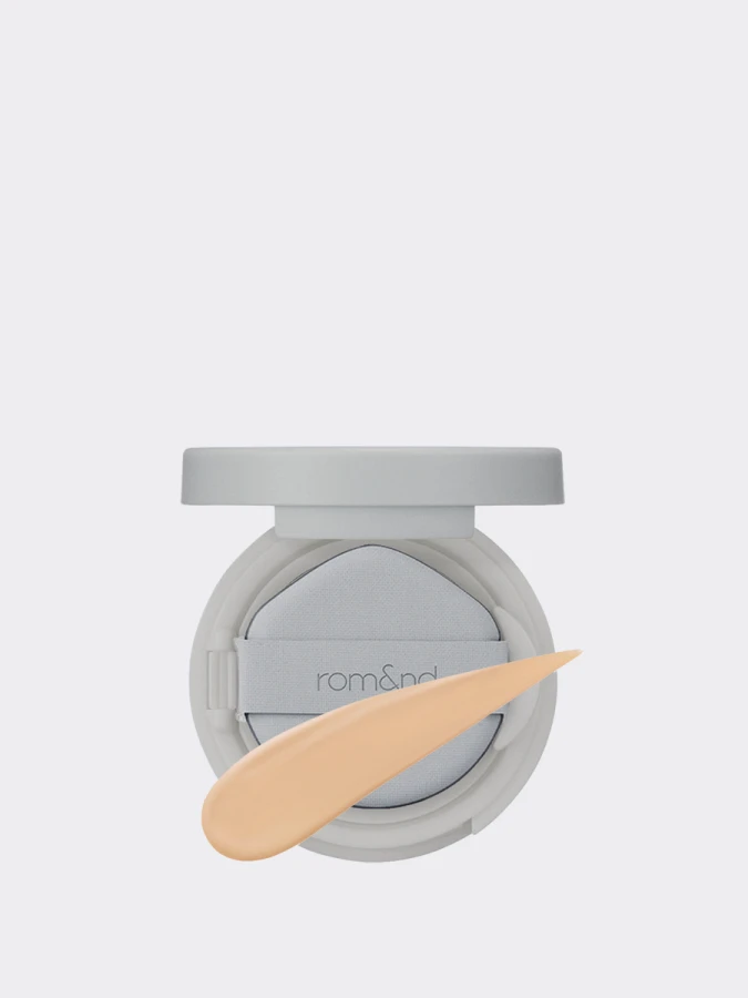 МИНИ Тональный кушон с матовым финишем в бежевом оттенке rom&nd Nu Zero Cushion 04 Beige 23 SPF24 PA++