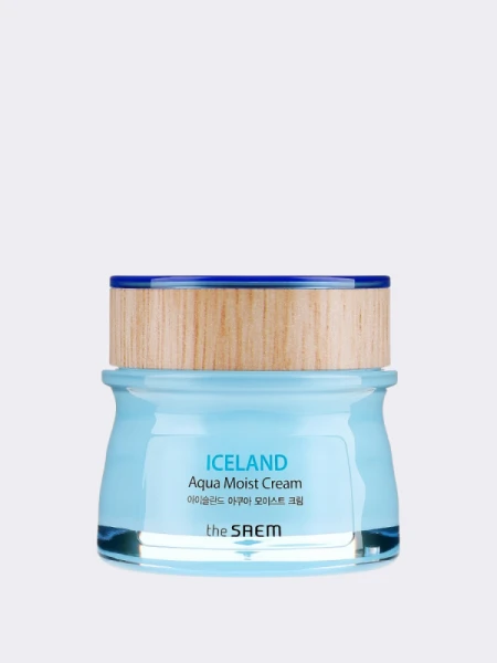 Увлажняющий крем для лица с ледниковой водой The Saem Iceland Aqua Moist Cream Увлажняющий крем для лица с ледниковой водой The Saem Iceland Aqua Moist Cream