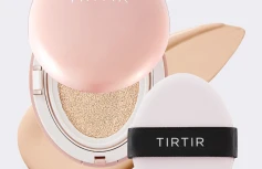 Тональный кушон со стойким матовым финишем TIRTIR Mask Fit All-Cover Cushion 15C Fair Porcelain