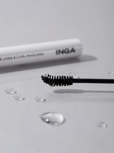 Подкручивающая тушь для ресниц INGA Stage Long&Curl Mascara Black