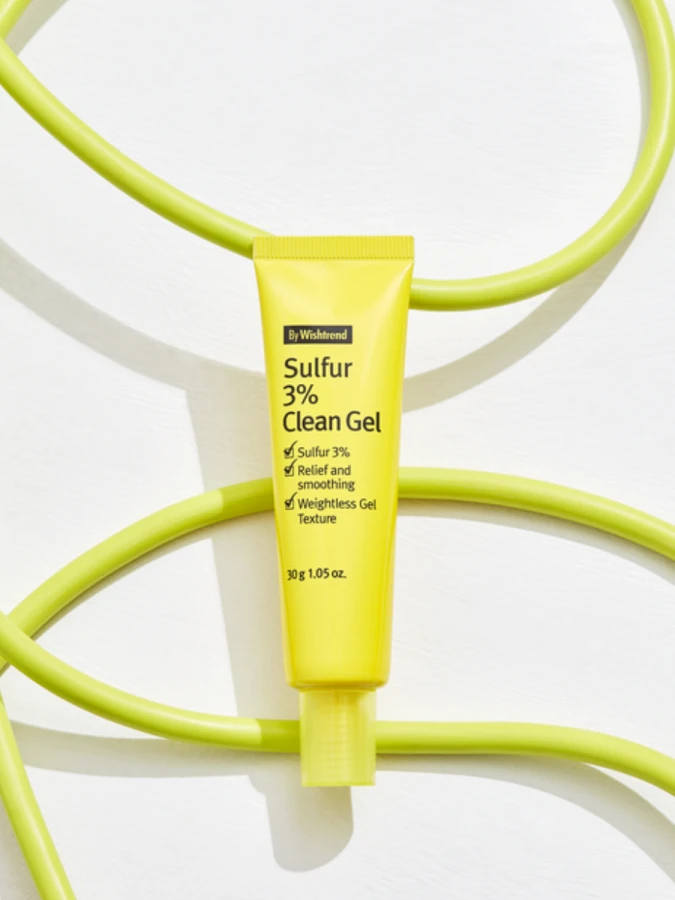 Противовоспалительный крем-гель By Wishtrend Sulfur 3% Clean Gel Противовоспалительный крем-гель By Wishtrend Sulfur 3% Clean Gel