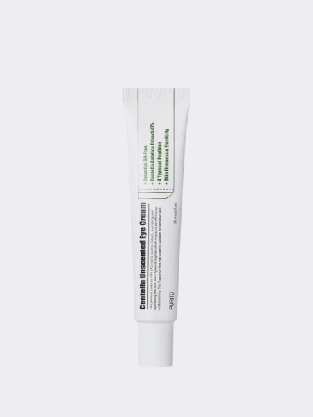 Подтягивающий крем для век без отдушек с центеллой и пептидами Purito Centella Unscented Eye Cream Подтягивающий крем для век без отдушек с центеллой и пептидами Purito Centella Unscented Eye Cream