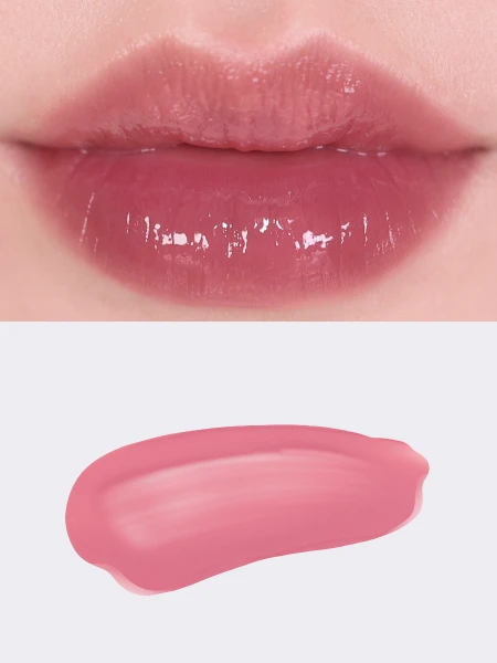 Глянцевый тинт для губ AMUSE Healthy Dew Tint 08 Rose Dew