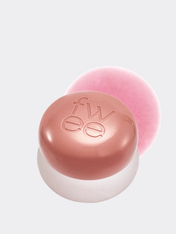 Оттеночное суфле для губ и щёк fwee Lip&Cheek Blurry Pudding Pot ND01 Oh!