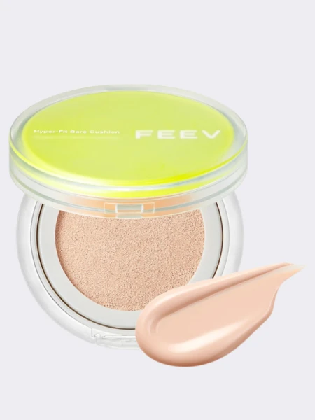Лёгкий тональный кушон FEEV Hyper-Fit Bare Cushion 01 Fair Dew