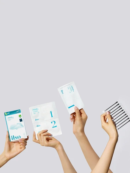 Набор двухступенчатых полосок для очищения сальных нитей на носу ilso Natural Mild Clear Nose Patch