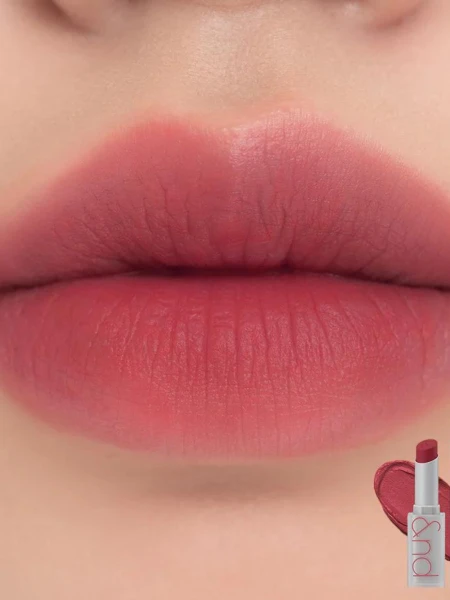 Мягкая кремовая помада в оттенке розового заката rom&nd Zero Matte Lipstick 04 Before Sunset