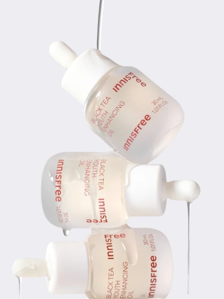 Укрепляющее масло для лица с экстрактом черного чая Innisfree Black Tea Youth Enhancing Oil