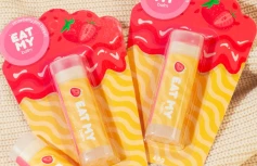 Бальзам для губ с ароматом бисквита с клубничным джемом  EAT MY BALM Strawberry Jam Bisquit