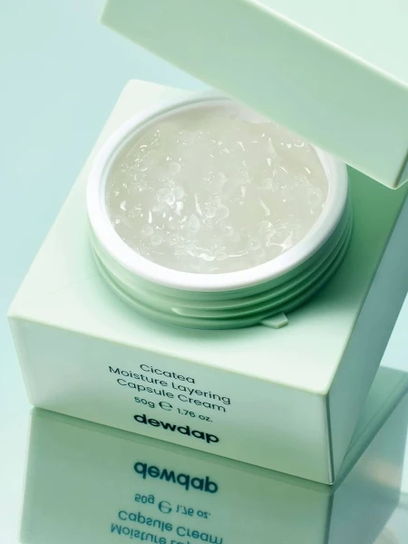 Восстанавливающий капсульный крем с экстрактом центеллы dewdap Cicatea Moisture Layering Capsule Cream