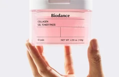 Увлажняющие гелевые тонер-пэды для лица с коллагеном Biodance Collagen Gel Toner Pads