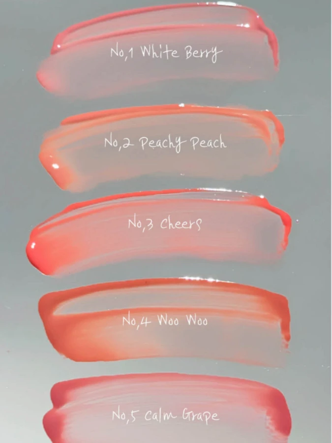 Нежный глянцевый тинт для губ UNLEASHIA Berry Shot Lip Tint No. 5 Calm Grape