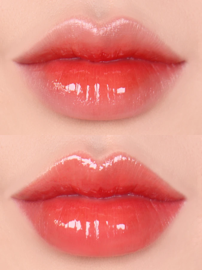 Глянцевый пигмент для губ AMUSE Dew Tint 01 La Vie En Coral