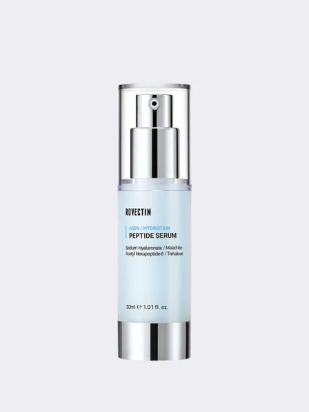 Разглаживающая сыворотка для лица с пептидами ROVECTIN Aqua Peptide Serum Разглаживающая сыворотка для лица с пептидами ROVECTIN Aqua Peptide Serum