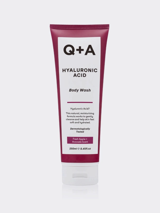 Увлажняющий гель для душа с гиалуроновой кислотой Q+A Hyaluronic Acid Body Wash