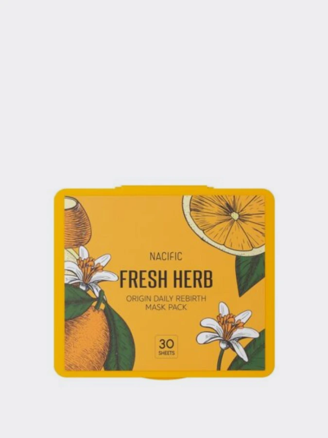 Набор увлажняющих тканевых масок с растительными экстрактами Nacific Fresh Herb Origin Daily Mask Pack