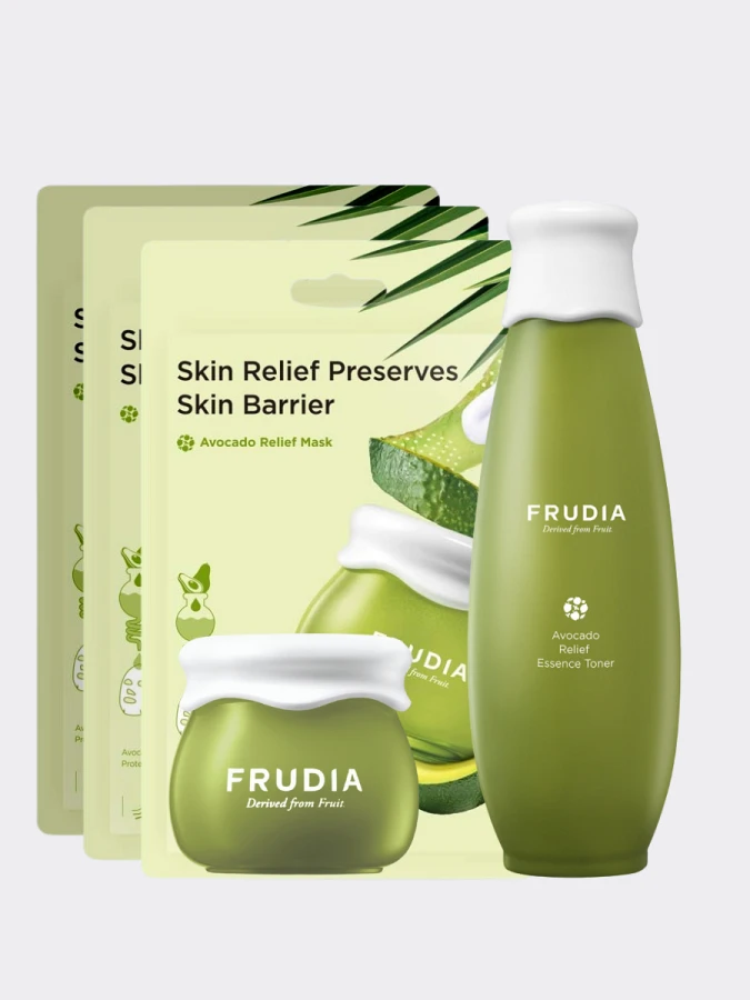 Восстанавливающий набор для лица с авокадо FRUDIA Avocado Queen