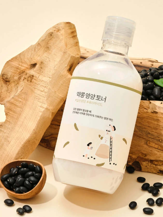 Питательный тонер для лица с экстрактом черной сои Round Lab Soybean Nourishing Toner